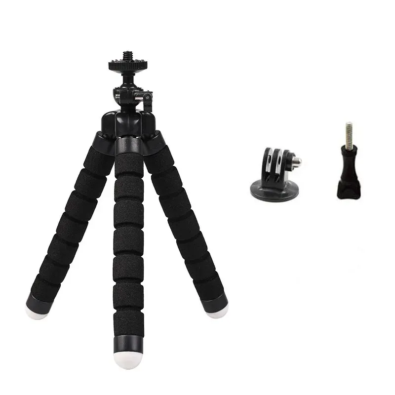 Trépied flexible Black MAX Octopus pour GoPro, mini trépied, accessoire GoPro 14