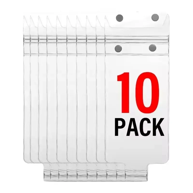 Pochette étanche transparente pour téléphone portable, lot de 1 à 10 pièces, housse de protection compatible écran tactile avec ouverture de charge, compatible iPhone 17, Samsung, Xiaomi 9