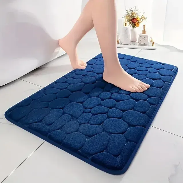 Tapis de bain 3D antidérapant, absorbant, lavable en machine, séchage rapide 11
