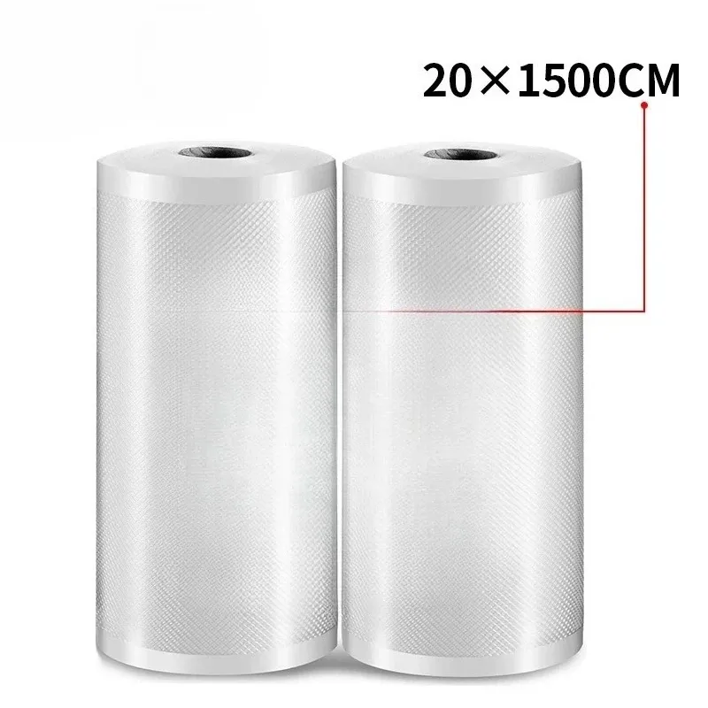 Sacs sous vide pour aliments, sacs pour cuisson sous vide, sacs de conservation pour cuisine, rouleau d'emballage sous vide, 1500 cm