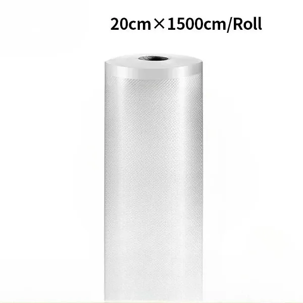 Sacs sous vide pour aliments, sacs pour cuisson sous vide, sacs de conservation pour cuisine, rouleau d'emballage sous vide, 1500 cm 7