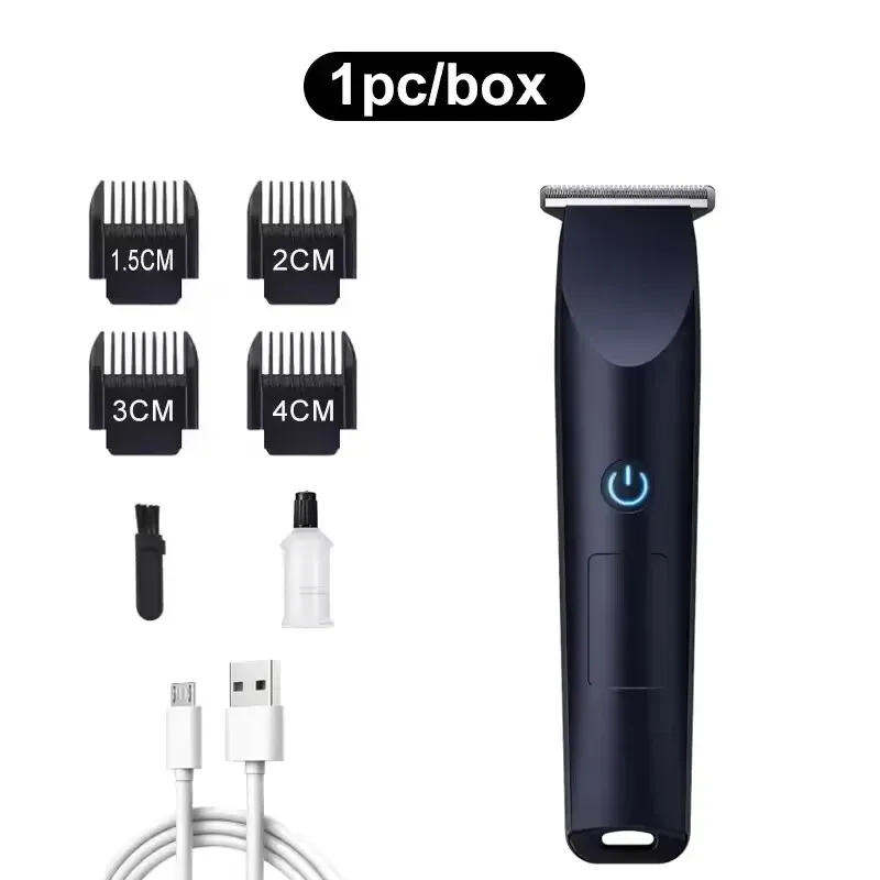 Tondeuse électrique pour hommes, tondeuse corporelle et pubienne étanche à lame céramique remplaçable 6