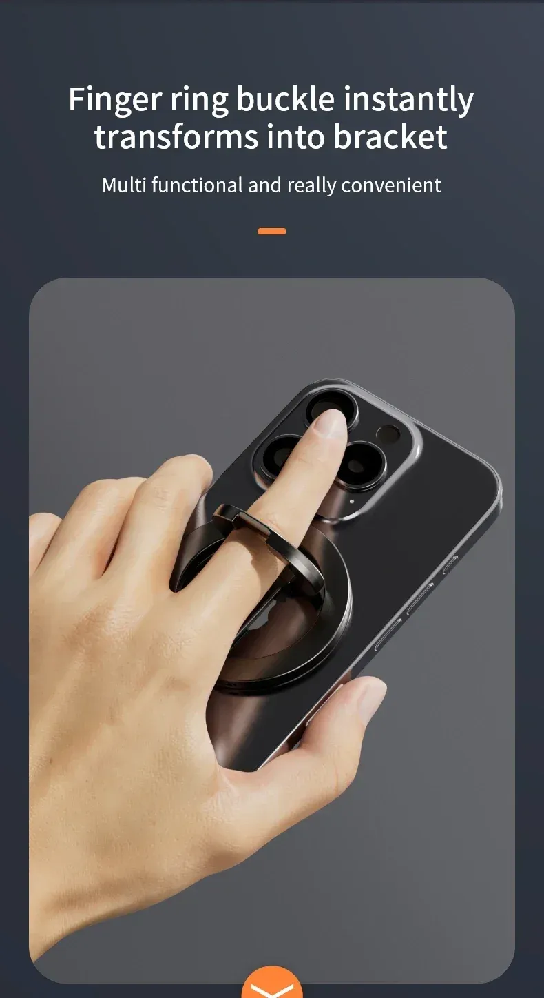 Fixation magnétique du support téléphone