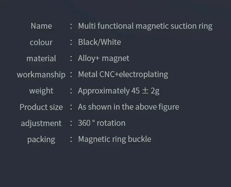Support magnétique rotatif pour téléphone
