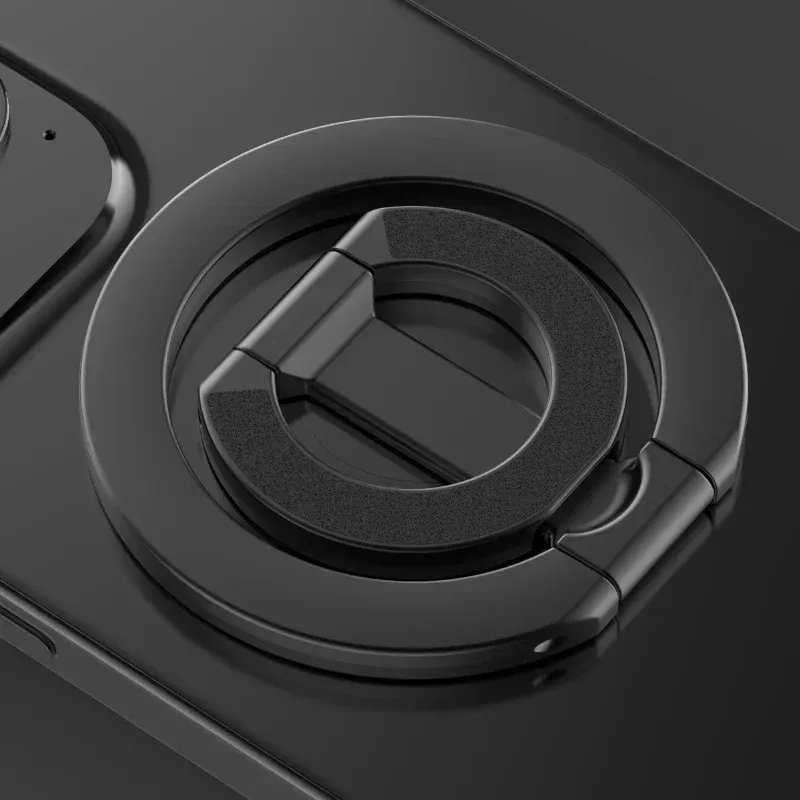 Support magnétique rotatif 360° pliable à double face pour iPhone et Samsung, compatible MagSafe 9
