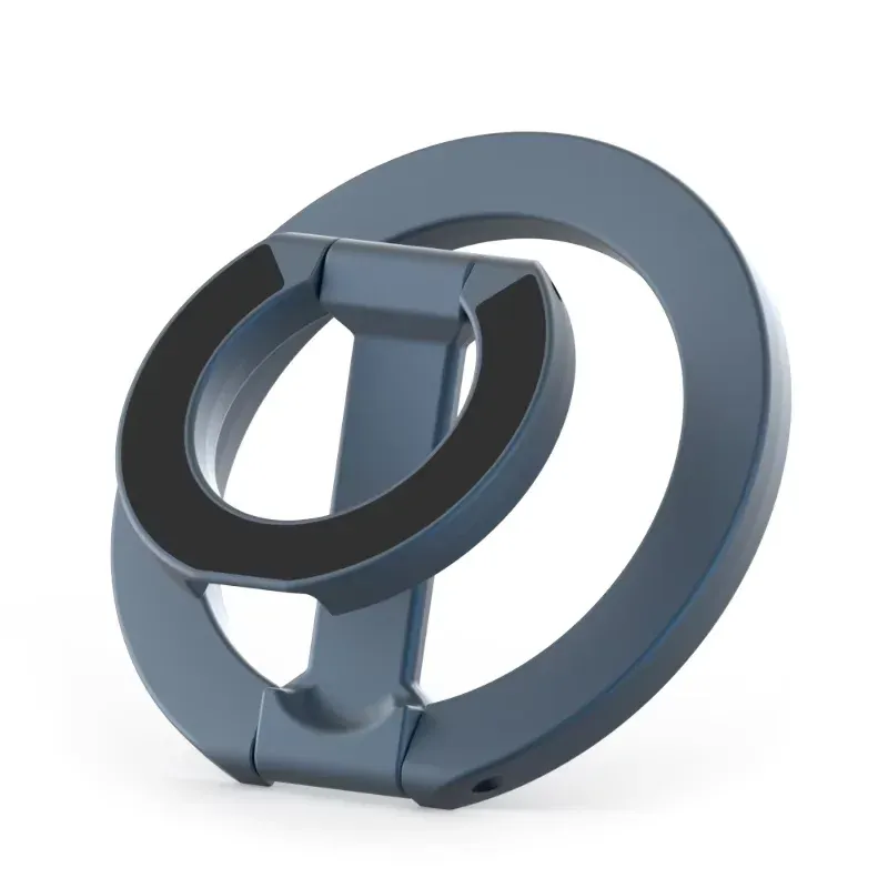Support magnétique rotatif 360° pliable à double face pour iPhone et Samsung, compatible MagSafe 7