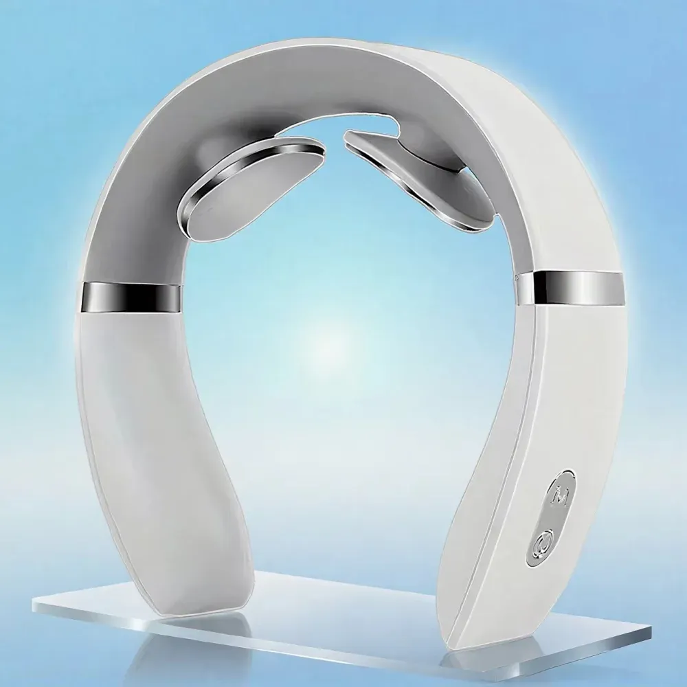 Masseur cervical portable pour usage domestique, mini masseur de nuque et d'épaules, massage profond de la nuque, fonction chauffante relaxante, massage par pression 8