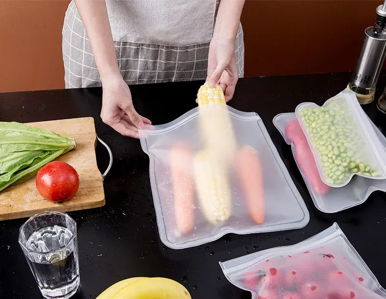 Sacs en silicone, ambiance cuisine