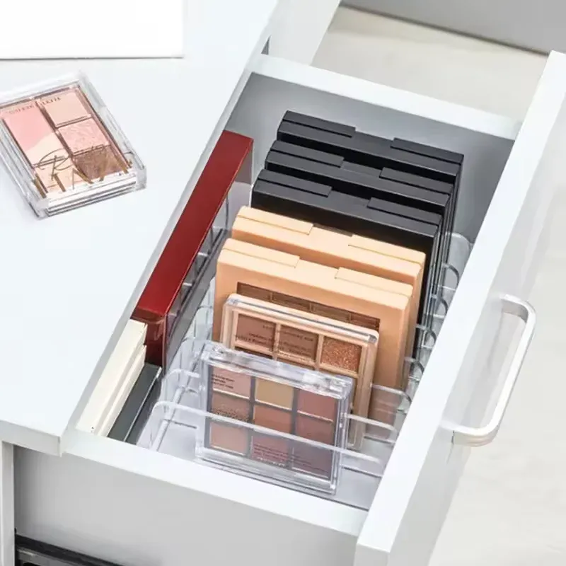 Étagère de rangement transparente à 7 compartiments pour cosmétiques et maquillage 5