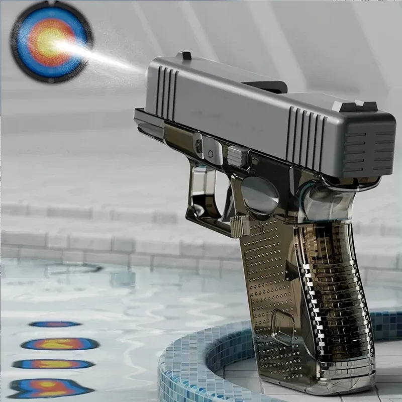 Mini pistolet à eau mécanique à tir continu Desert Eagle, jouet de plage pour l'été 5