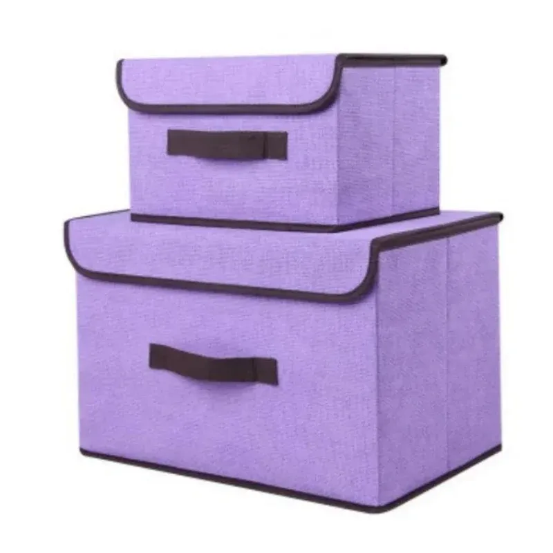 Boîte de rangement pliable 2 en 1 avec étui 4