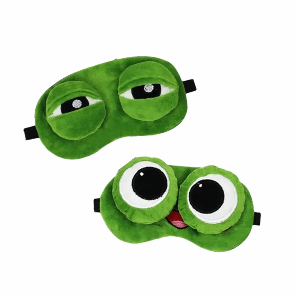 Masque de sommeil Grenouille, design ludique