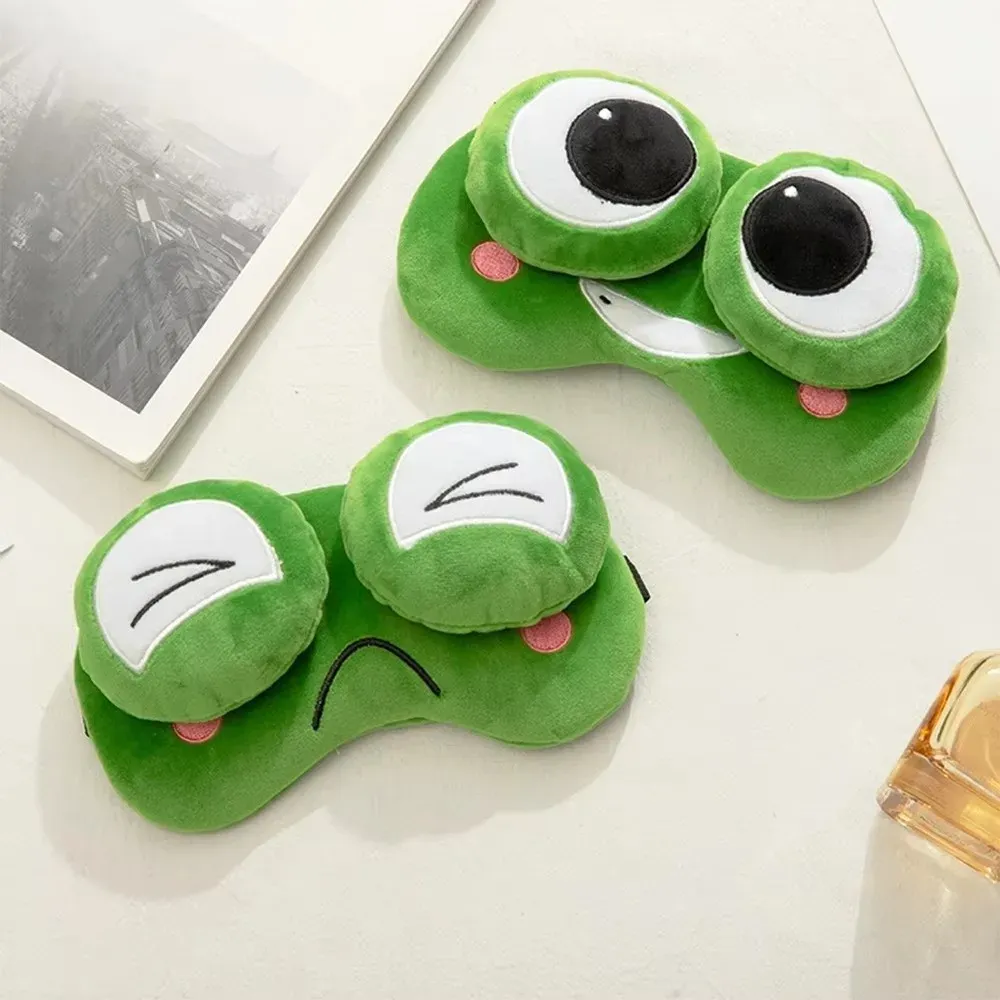 Masque de sommeil Grenouille porté