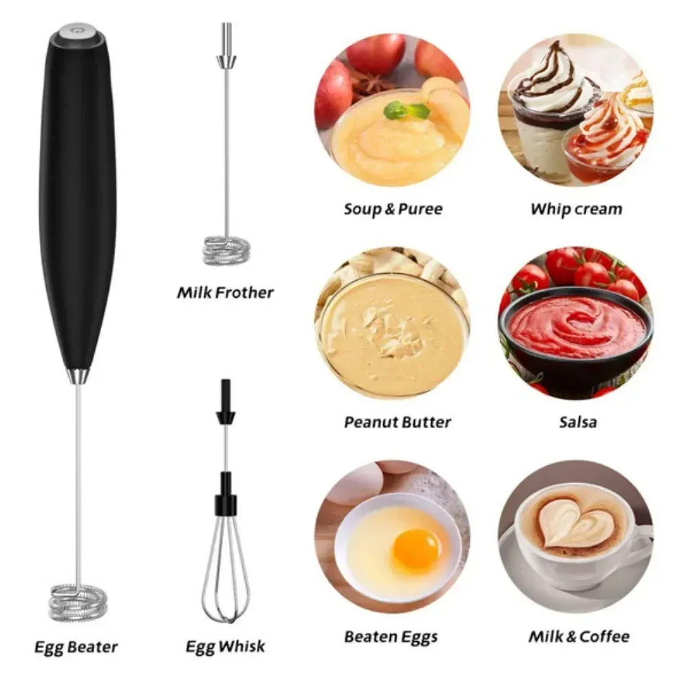 Mousseur à lait électrique compact pour café, latte et cappuccino 5
