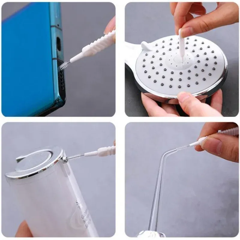 Brosse de nettoyage anti-encrassement pour pommeau de douche HOShower, micro-brosse en nylon pour outils HOBooks 5