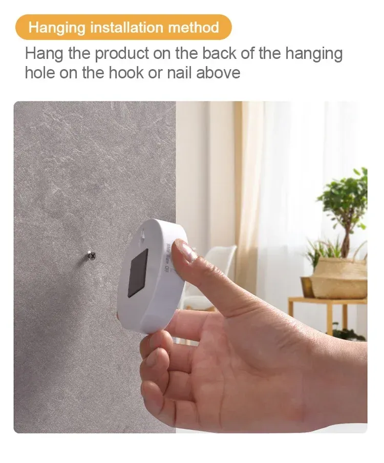 Lampe à détecteur de mouvement LED dans une chambre