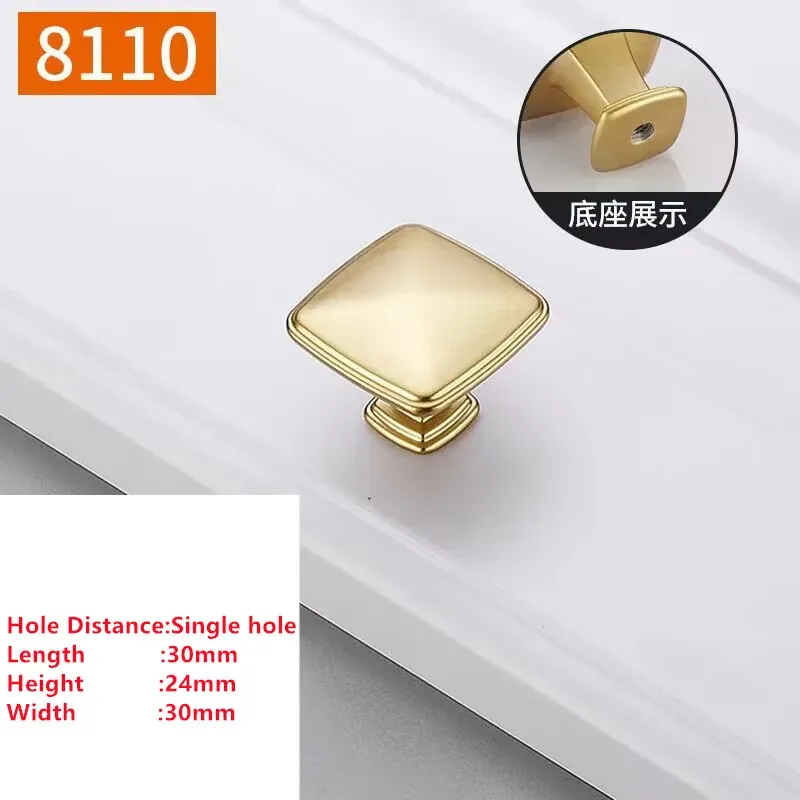 MELFurniture - Bouton de porte doré pour meubles de cuisine, quincaillerie épurée 15