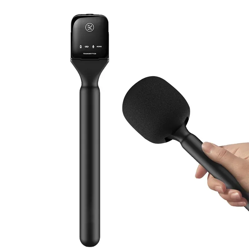 Adaptateur de microphone d'interview sans fil portable