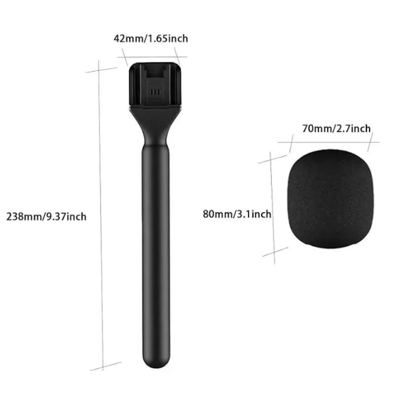Détail de l'adaptateur de microphone sans fil
