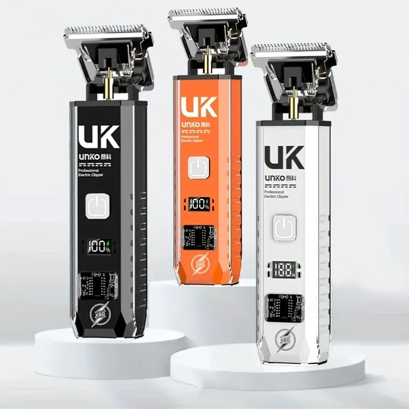 Tondeuse à cheveux professionnelle sans fil et rechargeable pour hommes et enfants, usage domestique et salon 2
