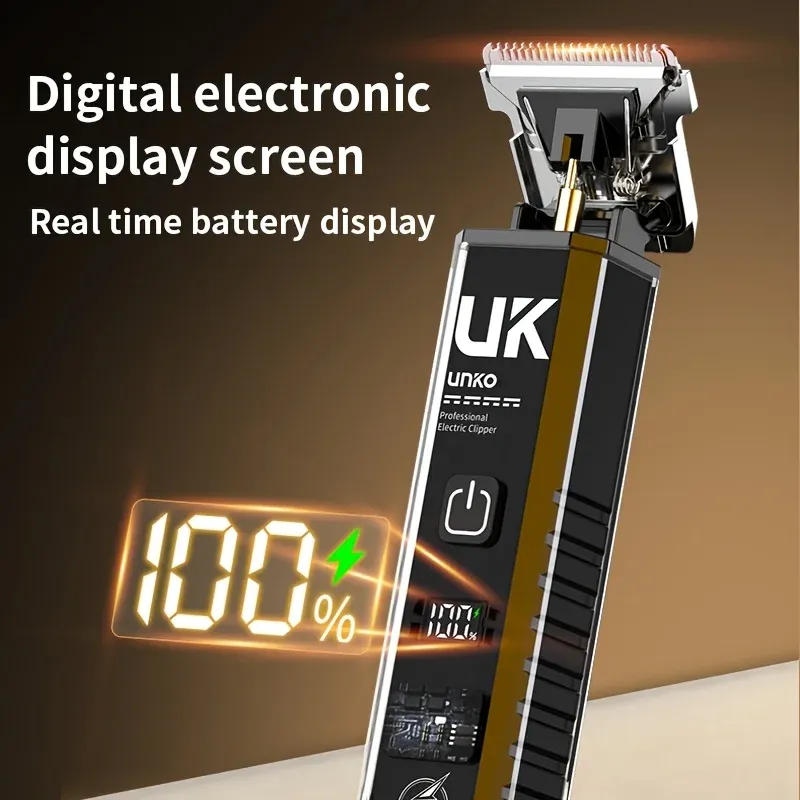 Tondeuse à cheveux professionnelle sans fil et rechargeable pour hommes et enfants, usage domestique et salon 3