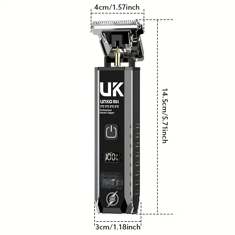 Tondeuse à cheveux professionnelle sans fil et rechargeable pour hommes et enfants, usage domestique et salon 6