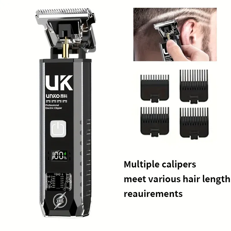 Tondeuse à cheveux professionnelle sans fil et rechargeable pour hommes et enfants, usage domestique et salon 11