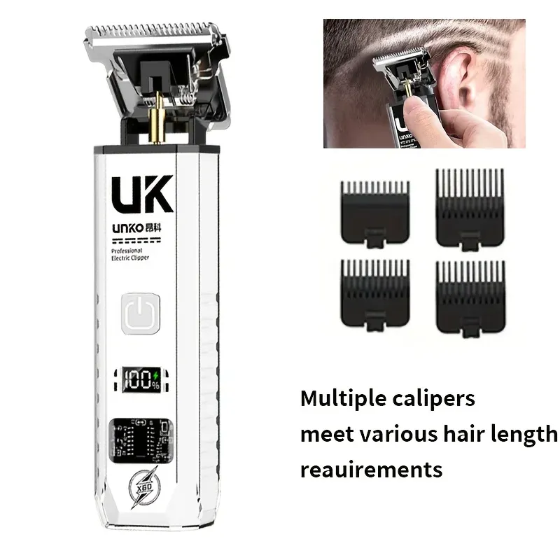 Tondeuse à cheveux professionnelle sans fil et rechargeable pour hommes et enfants, usage domestique et salon 9