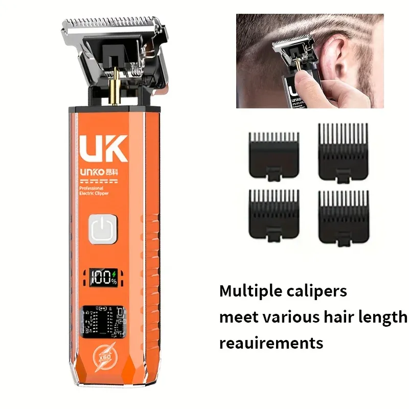 Tondeuse à cheveux professionnelle sans fil et rechargeable pour hommes et enfants, usage domestique et salon 8