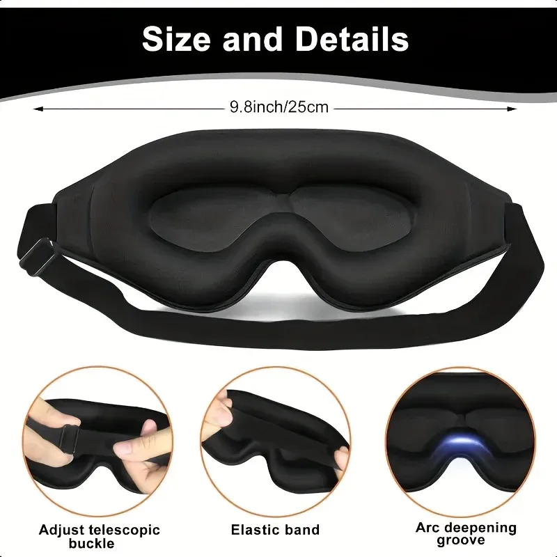 Masque de sommeil porté