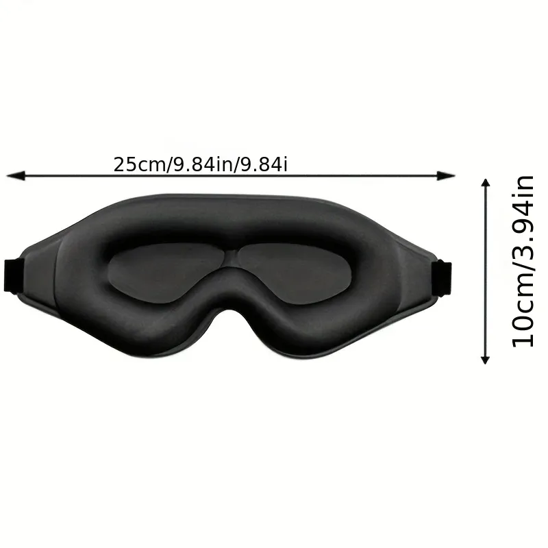 Masque de sommeil 3D confortable et respirant avec coussinet nasal, cache-yeux réglable pour dormir, voyager et faire la sieste, occultant 7