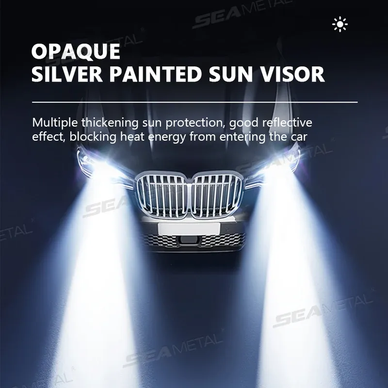 Pare-soleil de voiture BLALION, pare-soleil pliable à protection UV et réflecteur automatique pour fenêtre 6