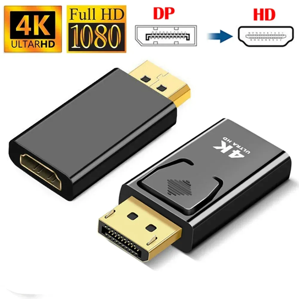 Adaptateur DisplayPort vers HDMI en situation