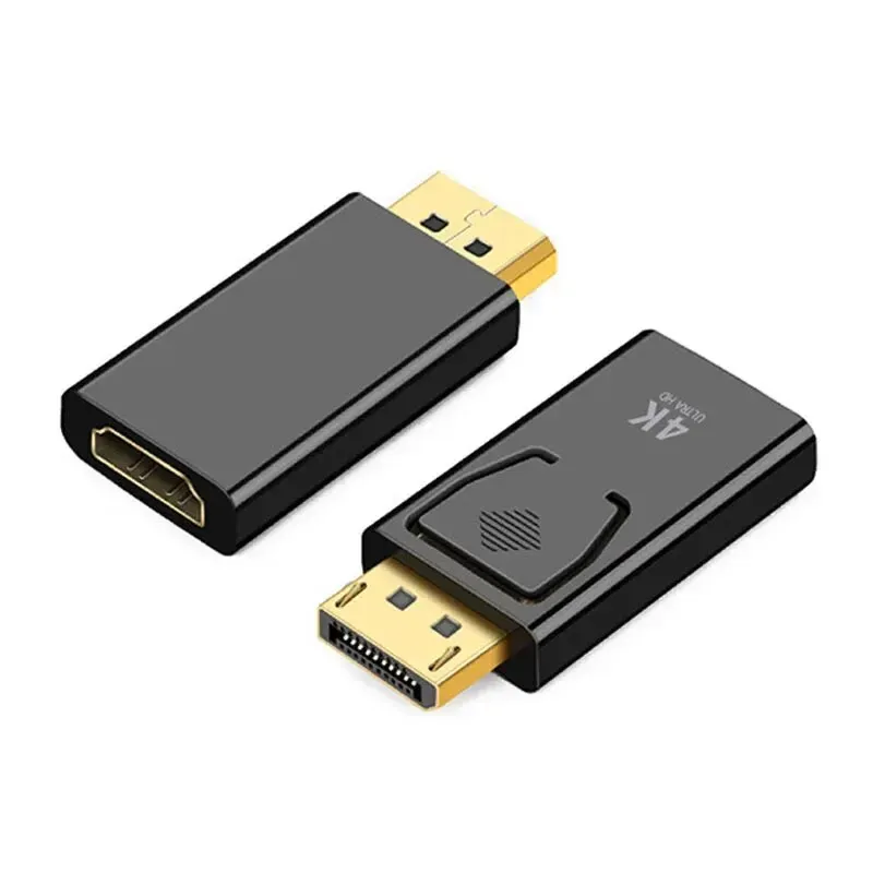 Adaptateur DisplayPort mâle vers HDMI femelle 4K, convertisseur vidéo 1080p pour PC, HDTV et ordinateur portable 7