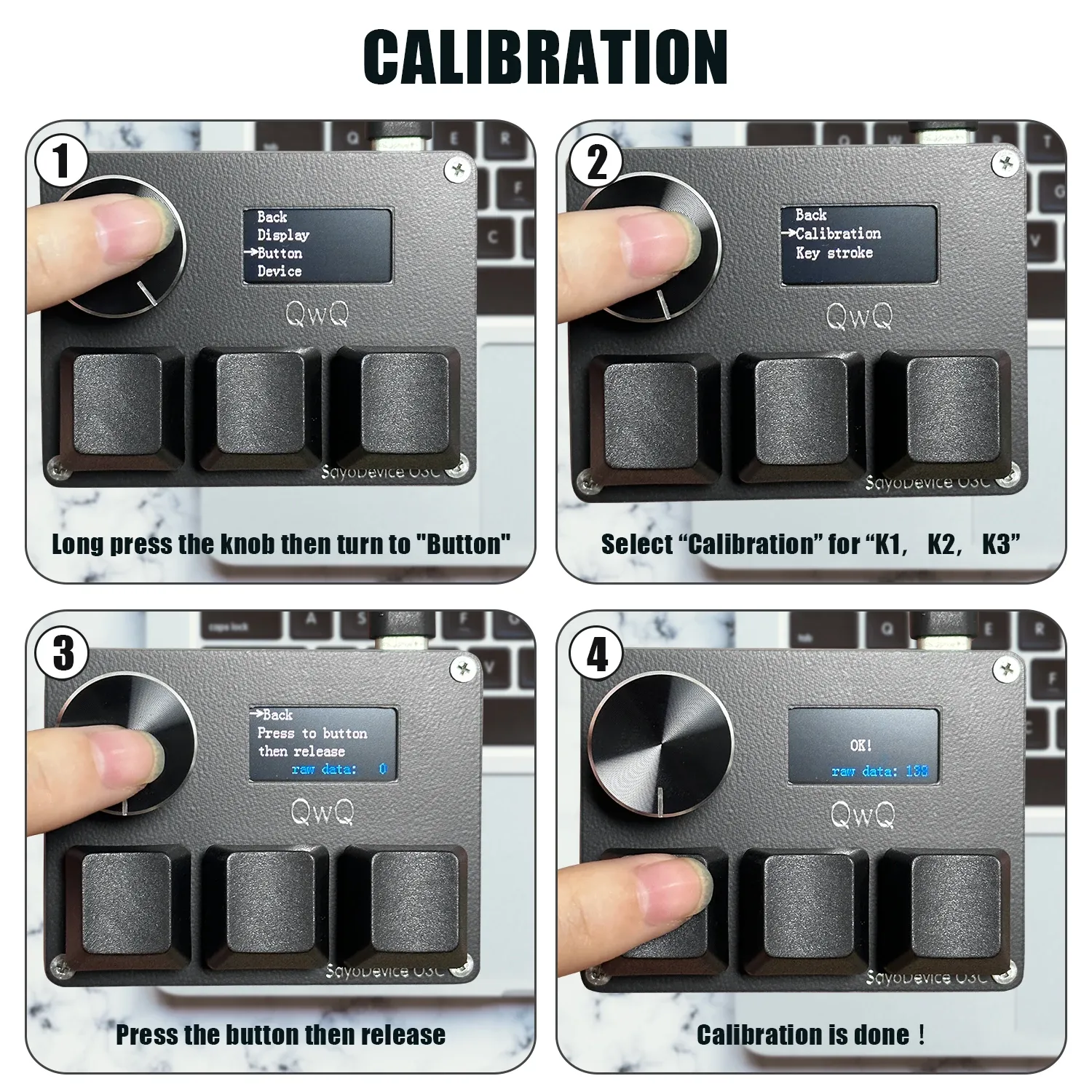 Clavier de jeu, finitions et ergonomie