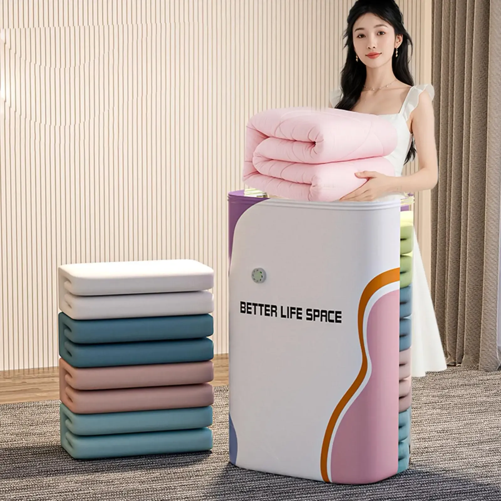 Sacs de rangement dans un placard