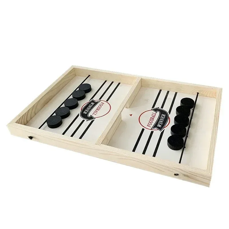 Jeu de hockey sur table, jeu de société interactif parent-enfant avec catapulte, échecs et baby-foot 7