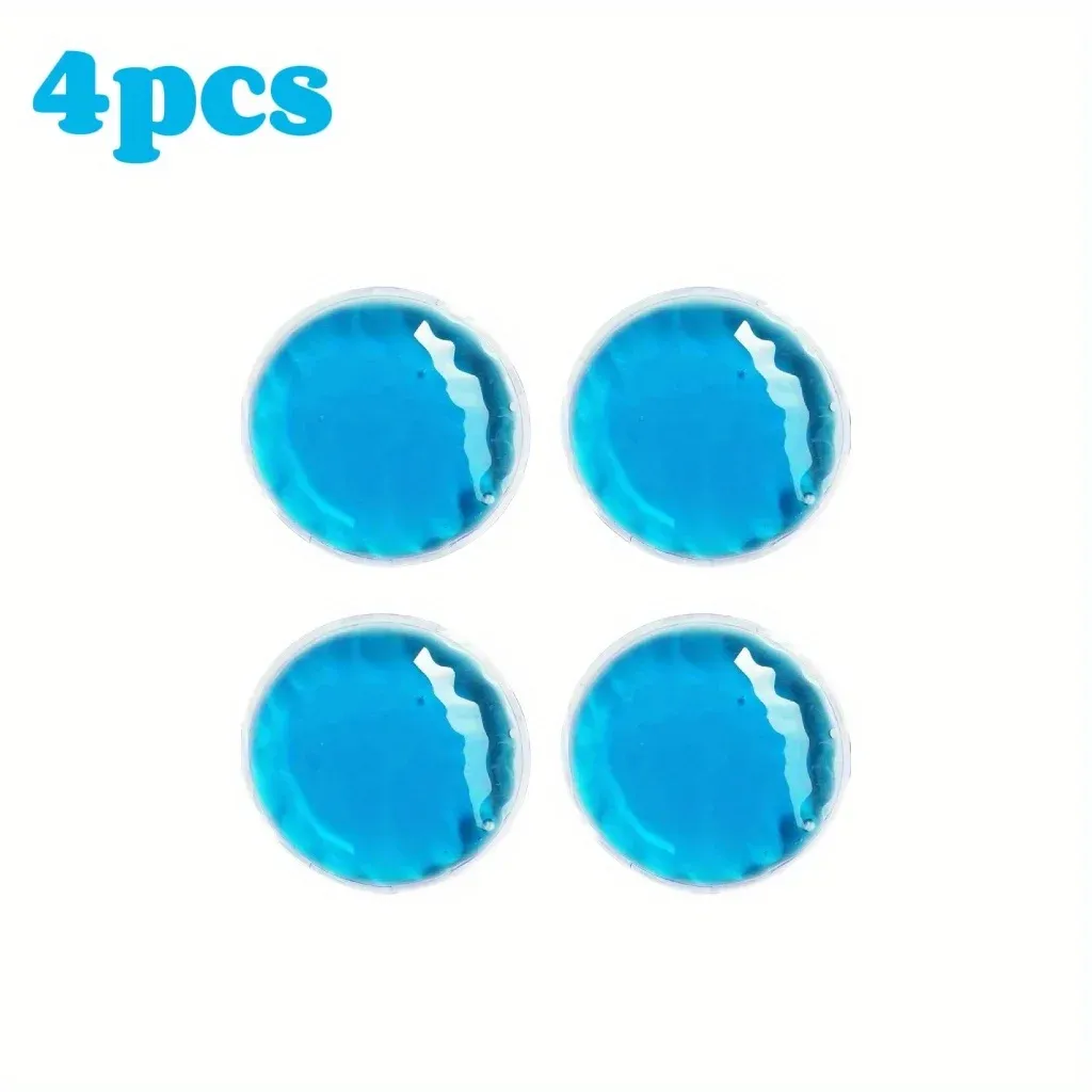 Lot de 4 sacs de glace réutilisables en gel, compresses chaudes et froides pour le soulagement des douleurs corporelles 8