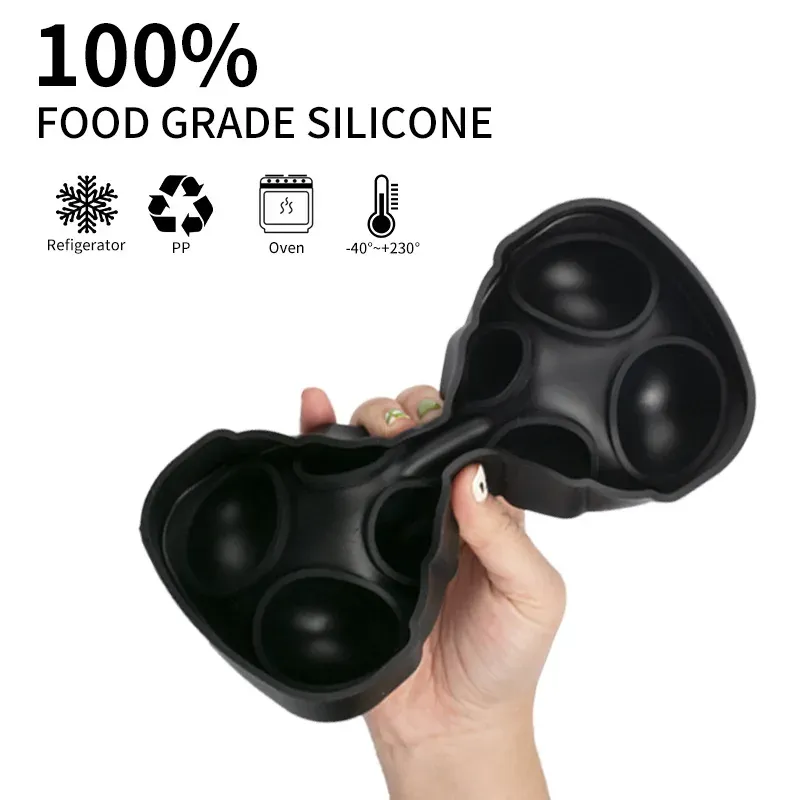 Préparation de desserts avec le moule en silicone