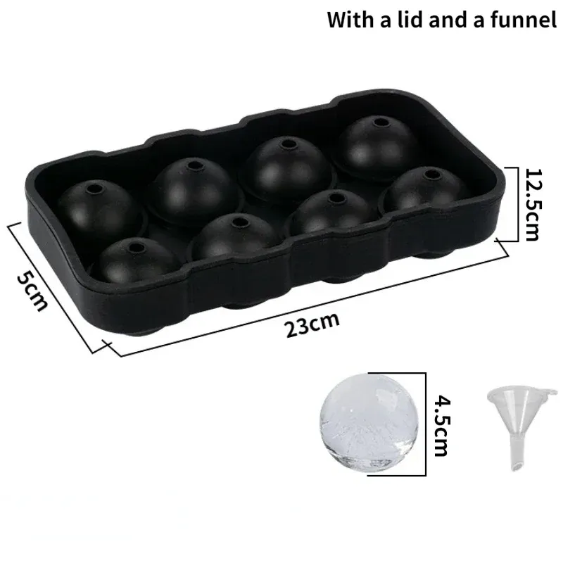 Moule à glaçons en silicone de qualité alimentaire, grand format, 4, 6, 8 ou 15 grilles, idéal pour bar et pub 9