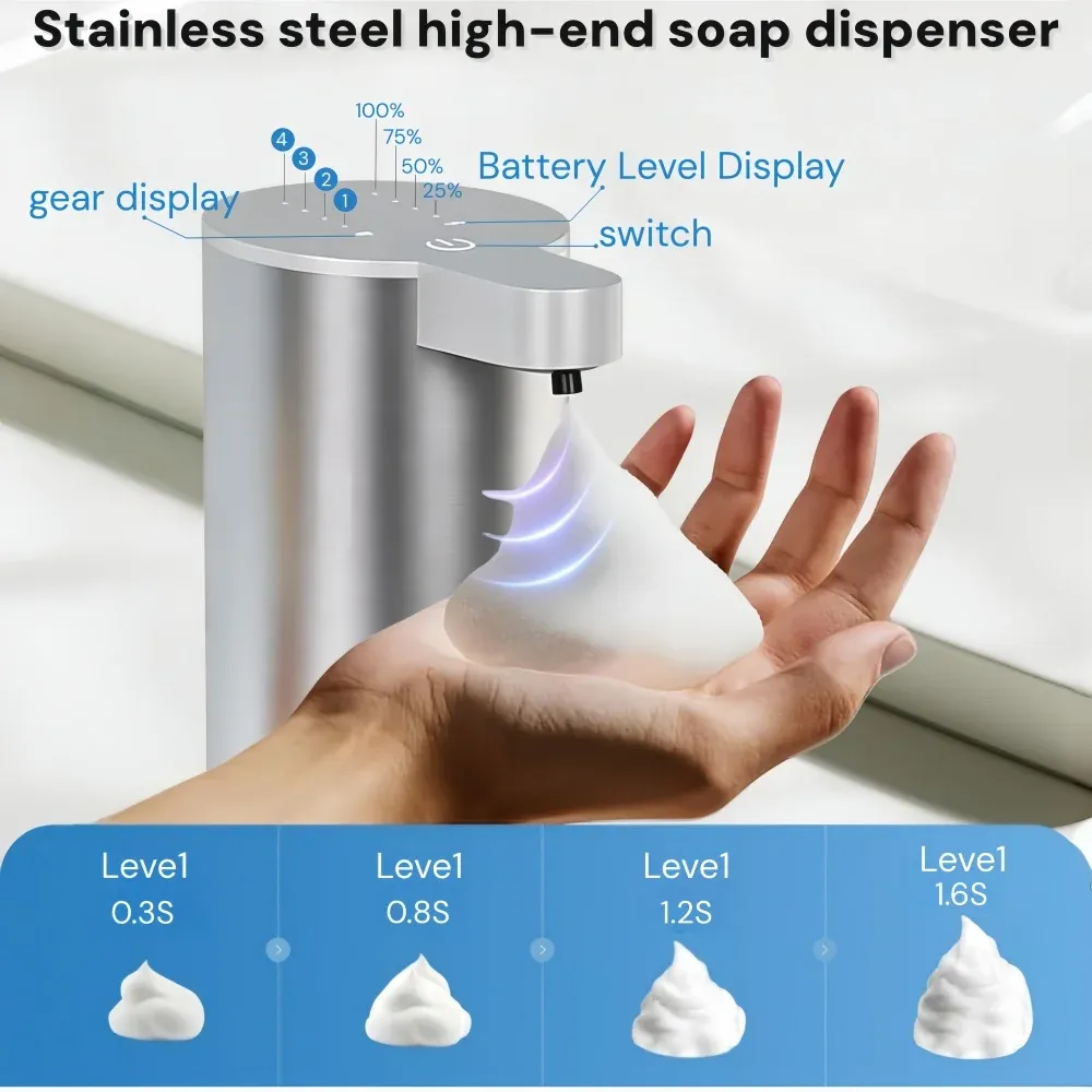 Distributeur de savon fixé au mur