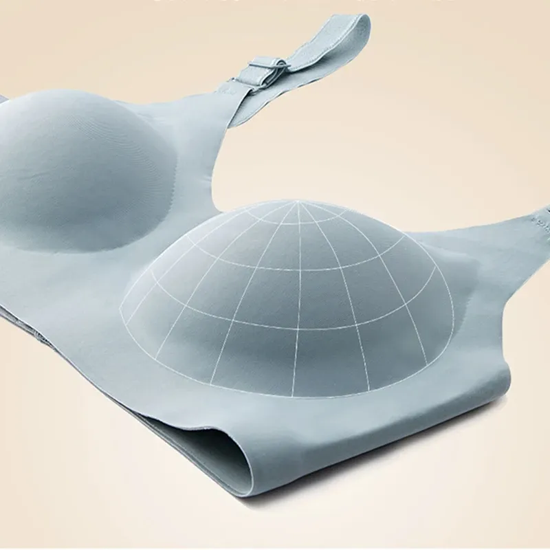 Soutien-gorge sans couture à décolleté en V profond, effet push-up, sans armatures, doux et confortable 6