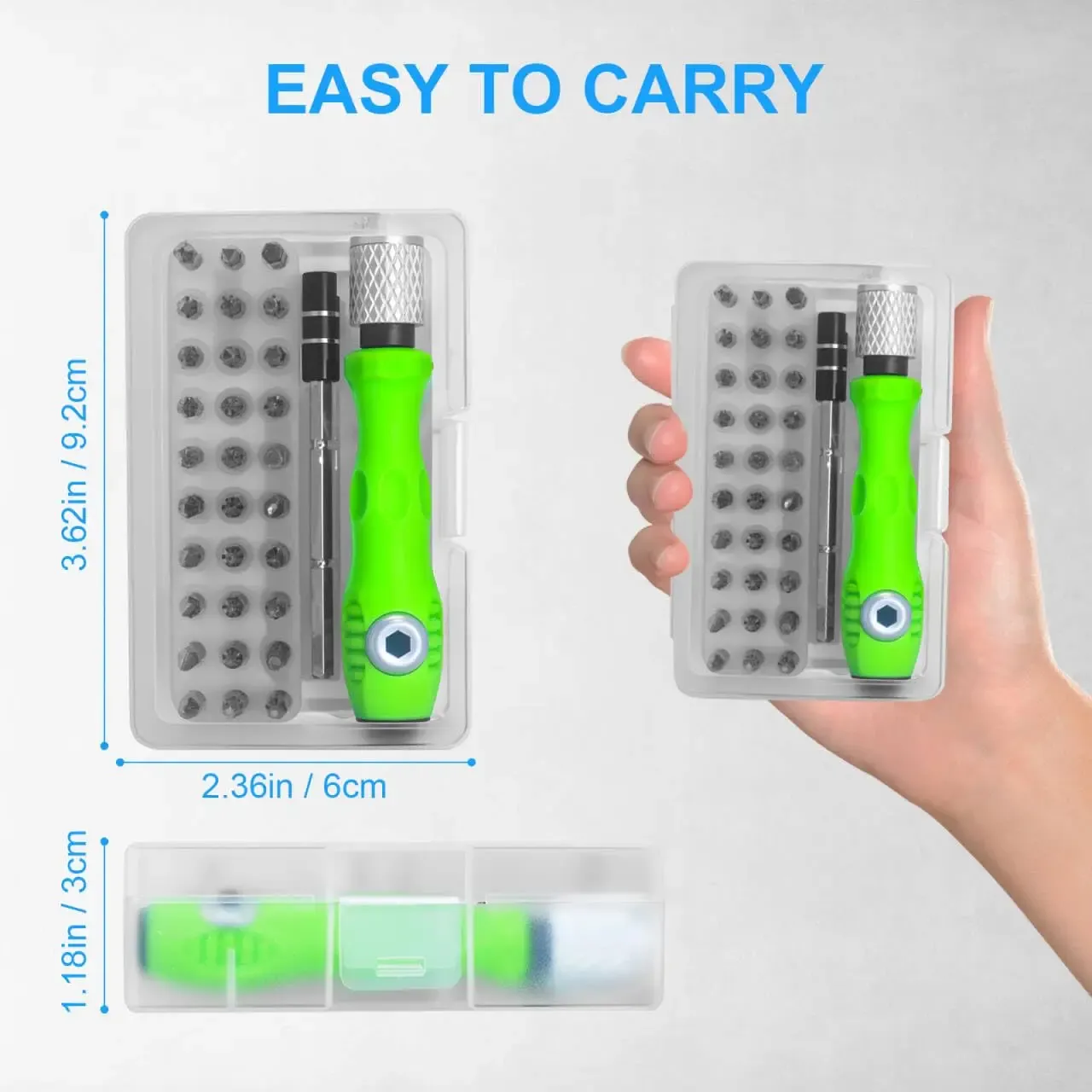 Kit de tournevis de précision 30 en 1 pour lunettes, MacBook et montres 5