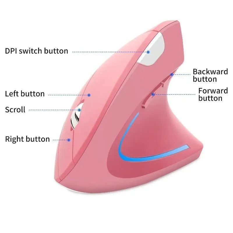 Souris verticale ergonomique sans fil 5