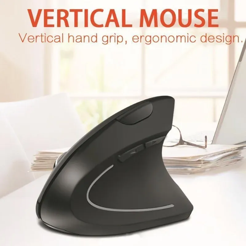 Souris verticale ergonomique en situation d'utilisation
