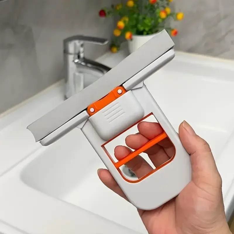 Mini balai serpillière multifonction | Serpillière humide/sèche rétractable pour cuisine, salle de bain et voiture | Plastique durable | Outil de nettoyage compact et pratique 3