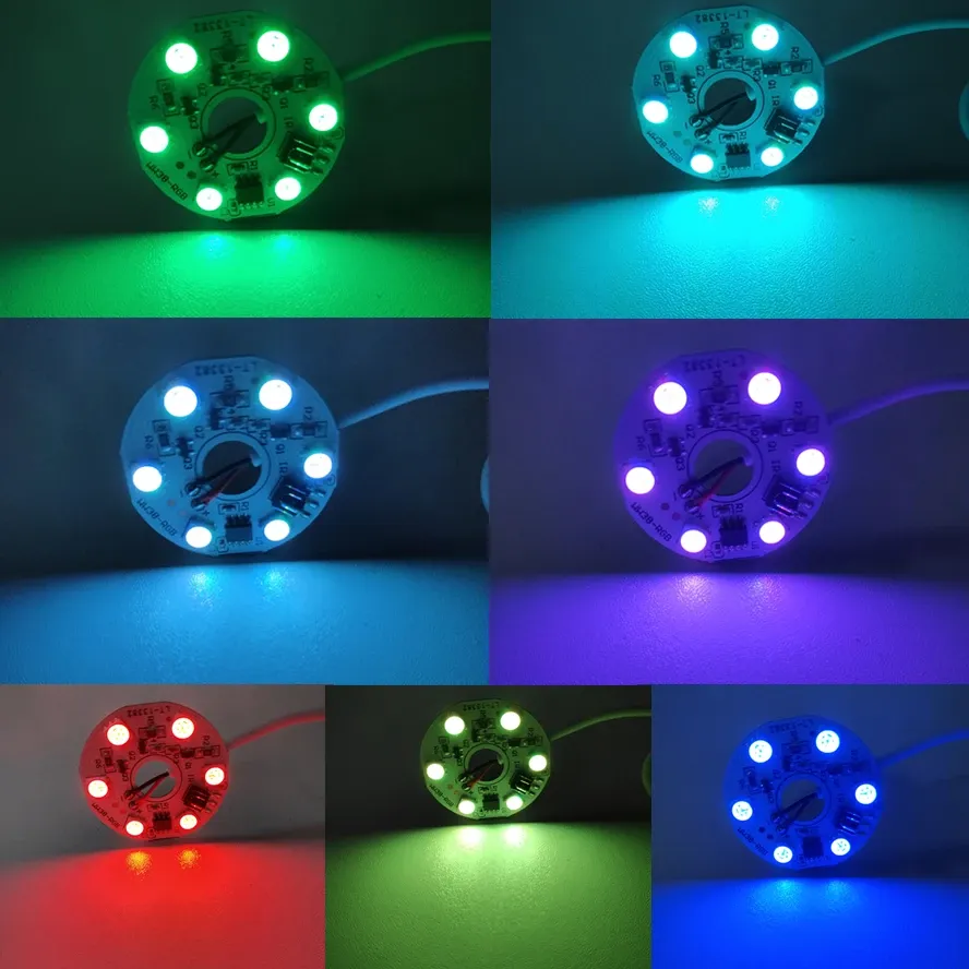 Panneau lumineux LED RGB, dégradé coloré