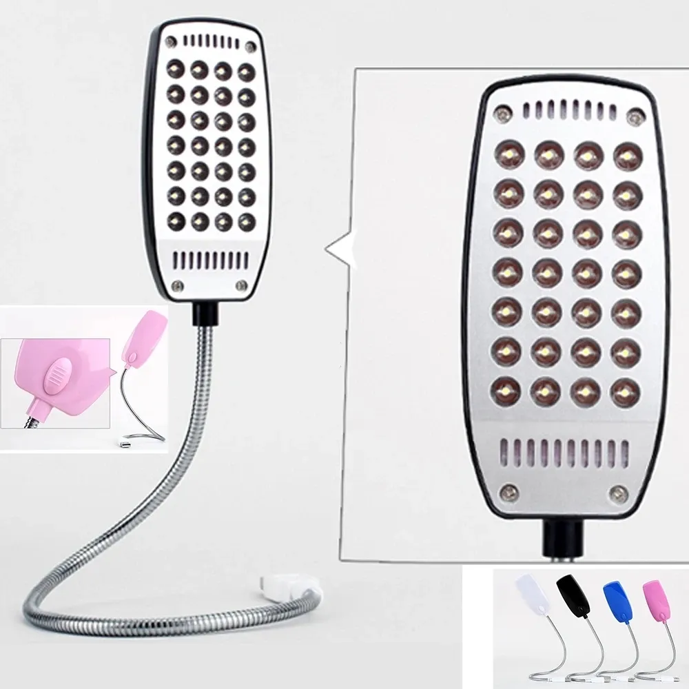 Lampe de lecture portable USB à 28 LED, col flexible, protection des yeux, lampe de bureau pour ordinateur portable 2