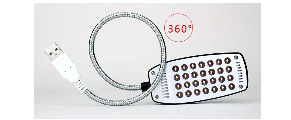 Lampe de lecture USB dans différentes couleurs