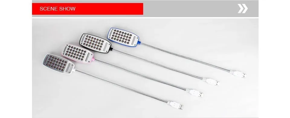 Lampe de lecture USB pliée et compacte